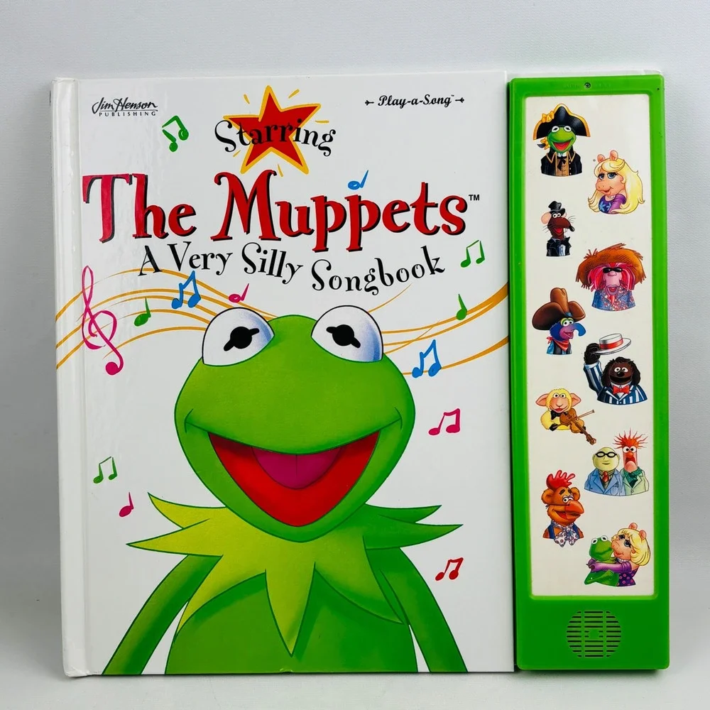 Vtg The Muppets A Very Silly Songbook Play-a-Song 1995 Music Jim Henson Kermit